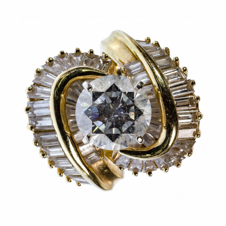 14k Yellow Gold and Carat Diamond Ring