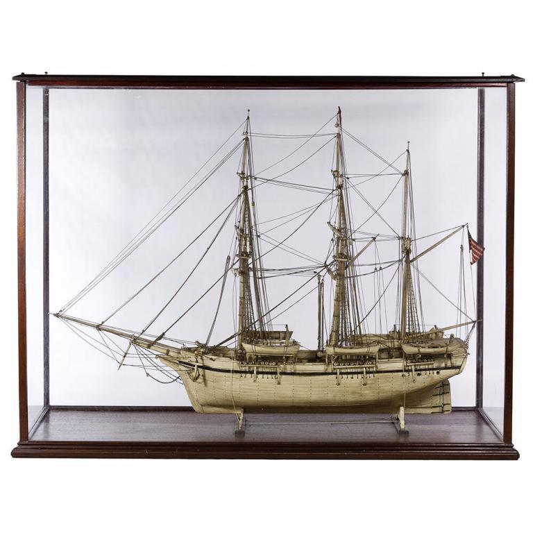 Whale Bone Ship Model