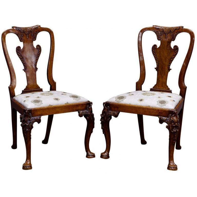 English George I Walnut Side Chairs