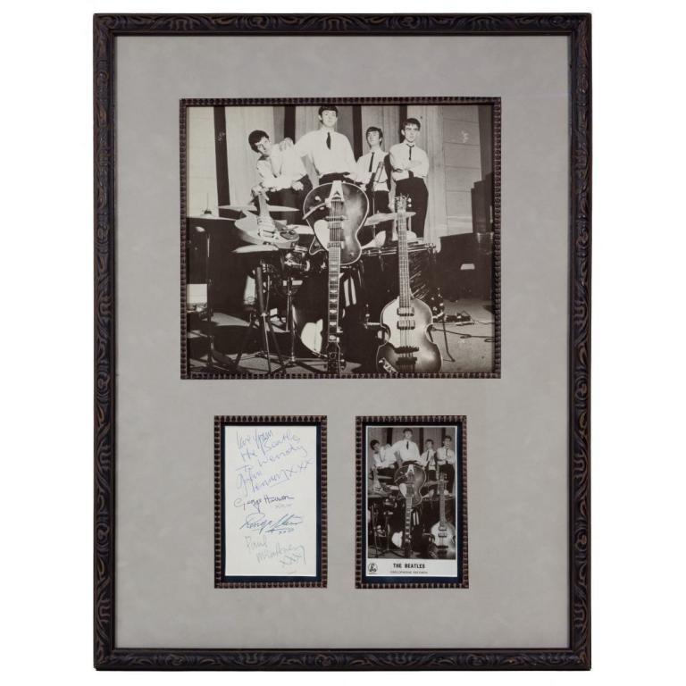 The Beatles Group Autograph