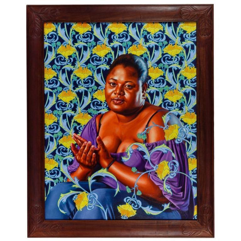 Kehinde Wiley (American, b.1977) "Psyche Abandoned" Oil on Linen