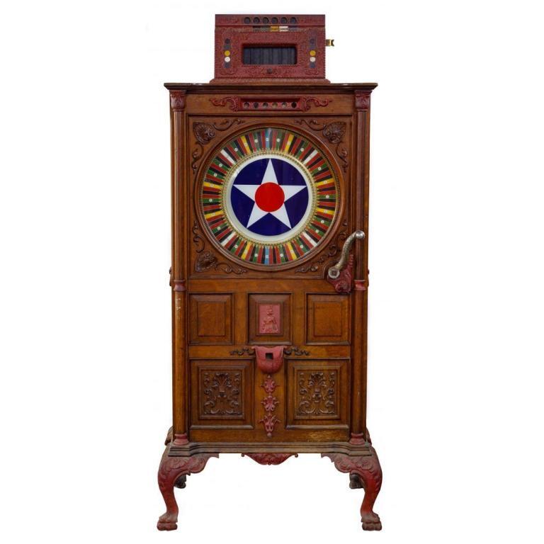 Chicago Upright Floor Wheel Coin-Op Slot Machine