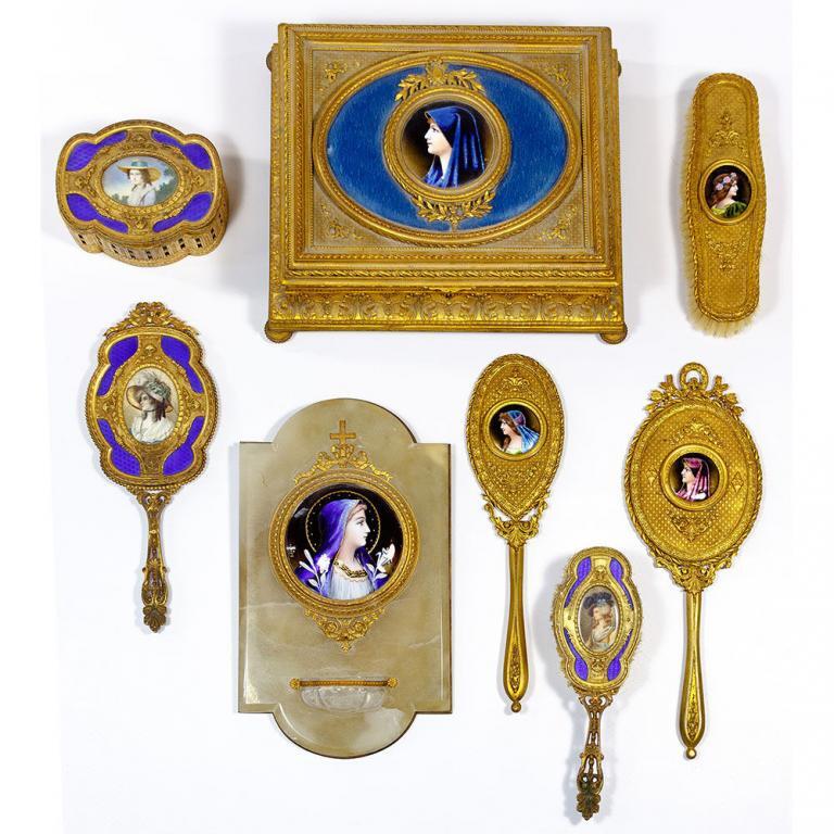 Gilt and Enamel Vanity Assortment