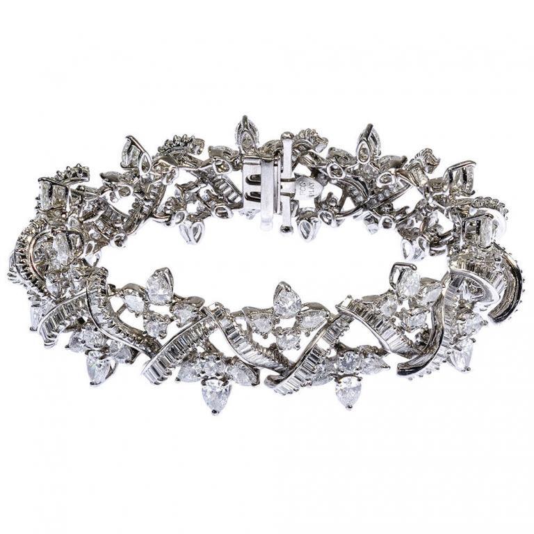 Platinum and Diamond Bracelet