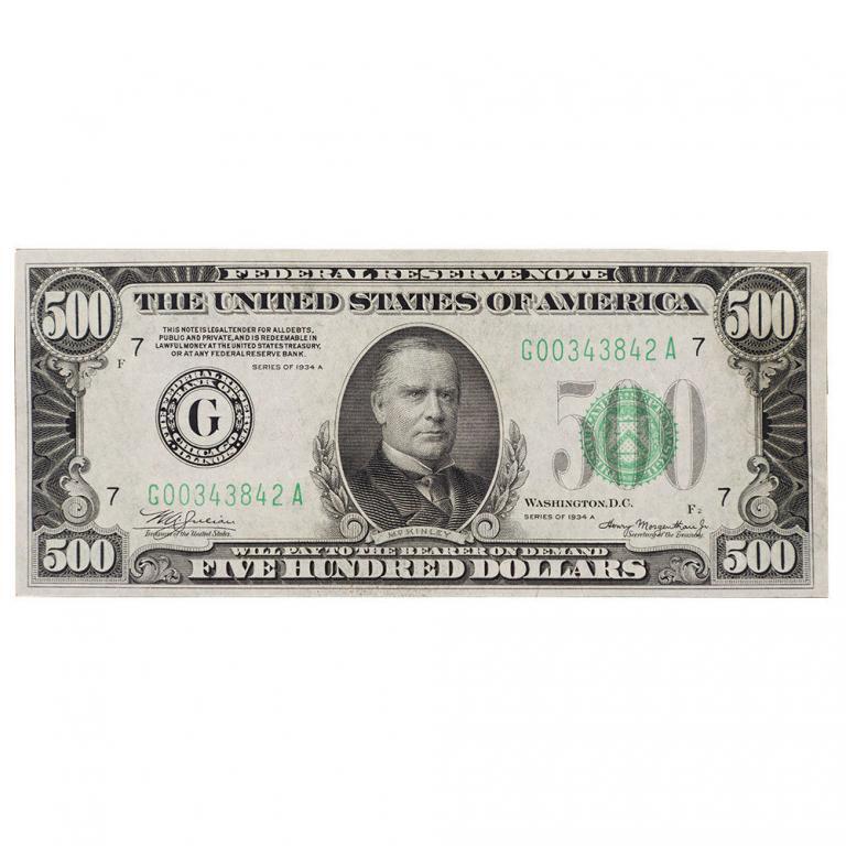 $500 Bill