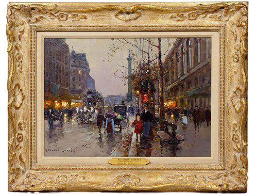 Edouard Cortes Oil on Canvas