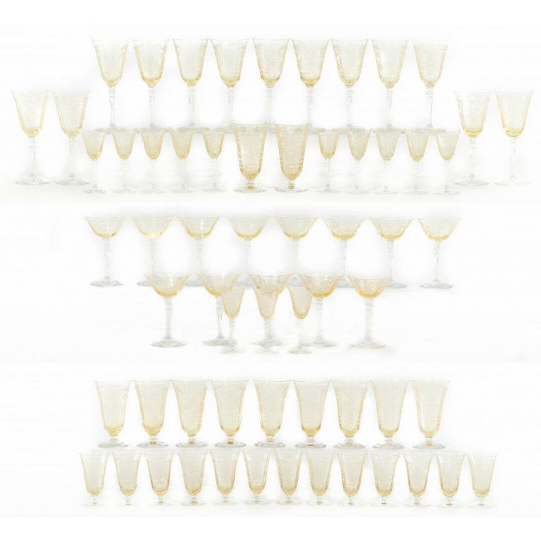 Fostoria Versailles Topaz Stemware Assortment