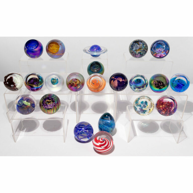 Glass Eye Studio Paperweight and Box Assortment