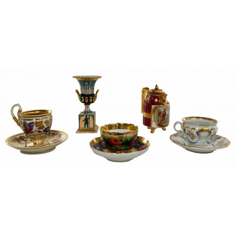 Porcelain Cup and Saucer Assortment